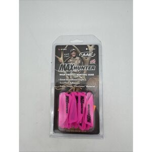 40- AAE Max Hunter 2.1" HOT PINK Vanes arizona archery arrow fletching